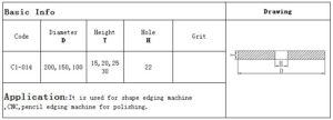 BD polishing wheel