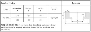 RBM 10S polishing wheel