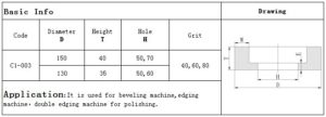 RBM 9R polishing wheel