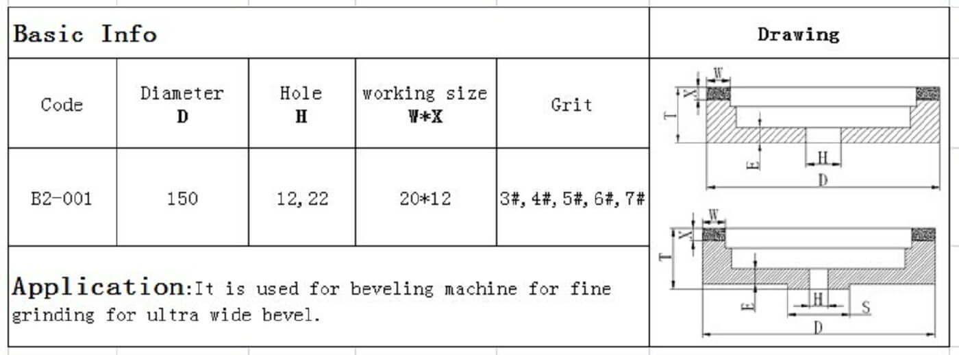 beveling resin cup wheel(turbo)
