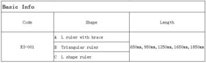 glass ruler