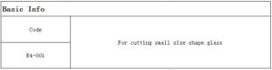 shape cutting table